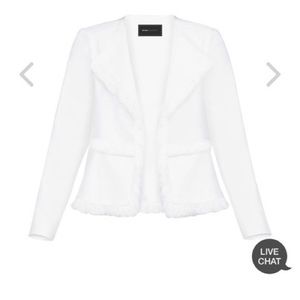 BCBGMaxaria Fringe Trimmed Blazer